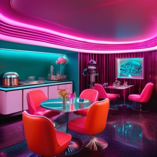 Retro Future: A Neon Mid-Century Mashup.