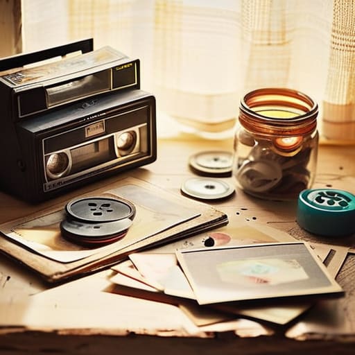 Retro items for The Nostalgia Trip.