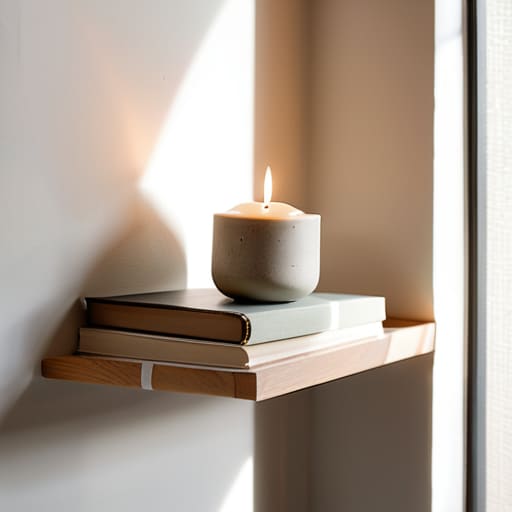 Minimalist Corner Shelf Design for Clutter Free Living
