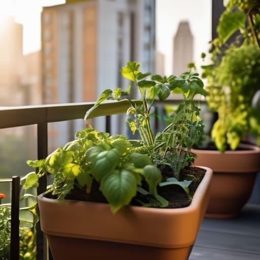 The Art of Growing Vegetables in Pots on Balconies