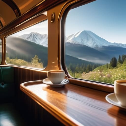 The Art of Slow Travel Itineraries train.