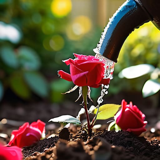 The Secret to Watering Roses Correctly.