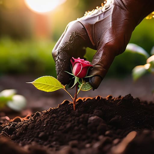 The Final Flourish of rose garden care.