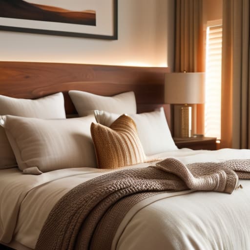 Cozy bedroom lighting for a relaxing space.
