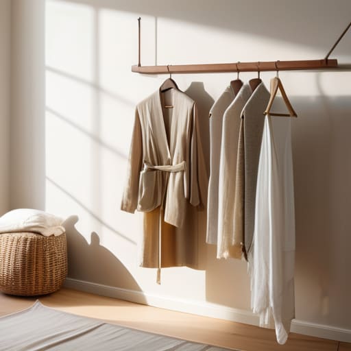 Tips for decluttering clothes in your wardrobe.