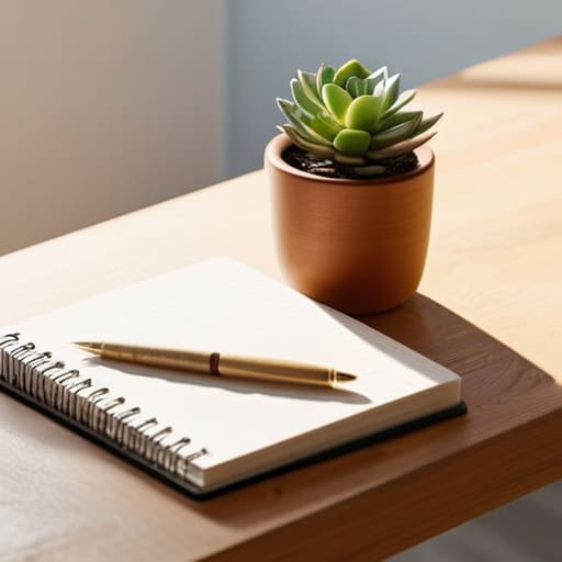 Decluttering the home office for better focus.