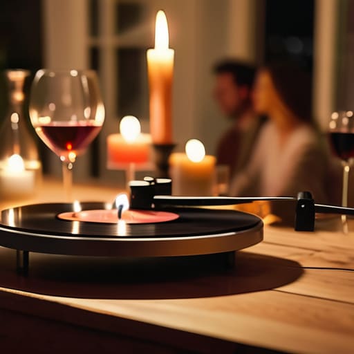 Selecting perfect dinner party music.