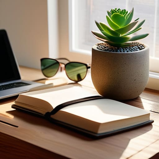 Person organizing a workspace for productivity.