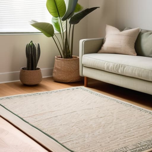 Choosing the right rugs for small rooms.