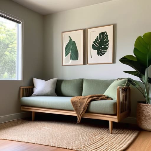 Decorating a small apartment budget style.
